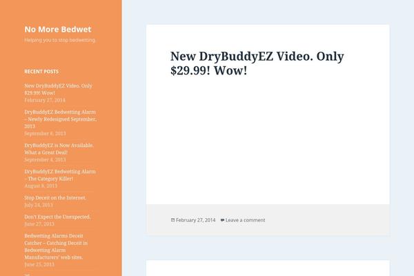 Twenty Fifteen theme site design template sample