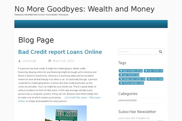 nomoregoodbyes.com site used my money