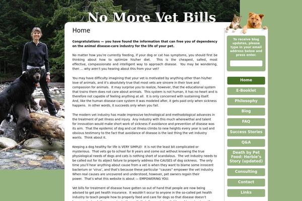 Thesis 1.8 theme site design template sample