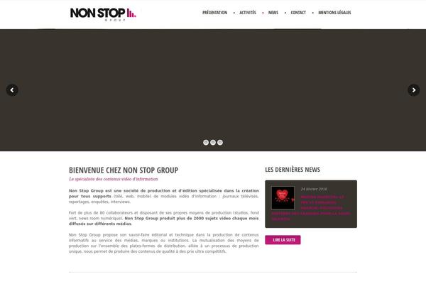Blitz theme site design template sample
