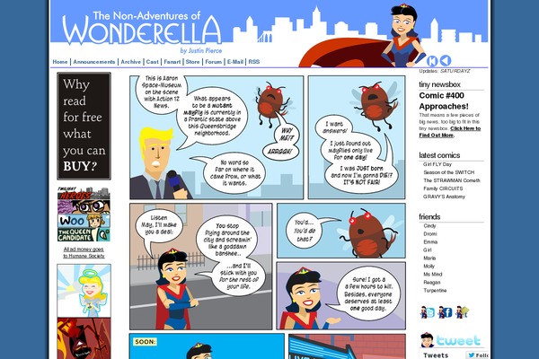 nonadventures.com site used Wonderella.com