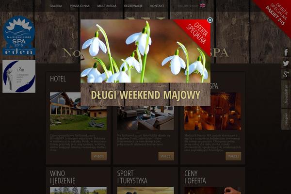 Hotel theme site design template sample