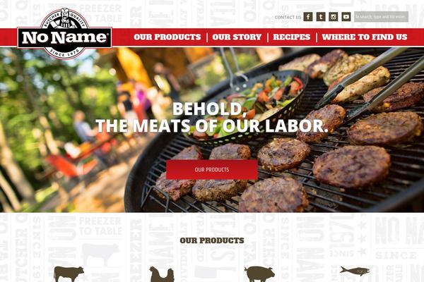 nonamesteaks.com site used Noname