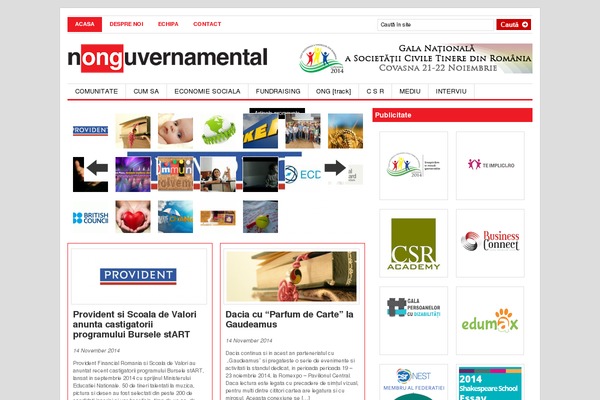 Gazette theme site design template sample