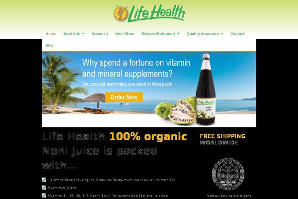 nonihealth.co.nz site used Noni