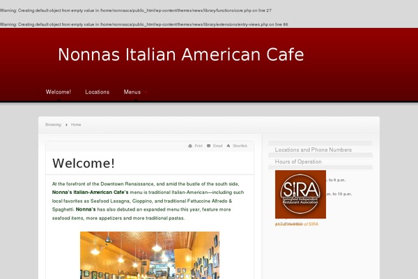 News theme site design template sample