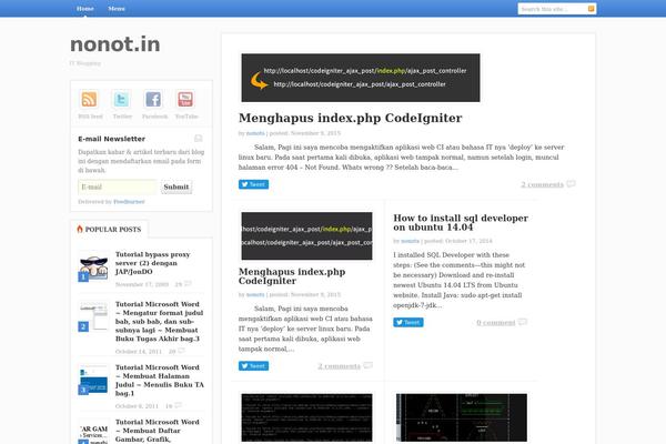 Smartblog theme site design template sample