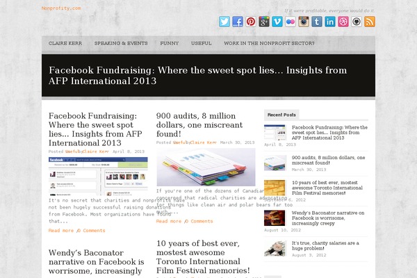 nonprofity.com site used Staggerly
