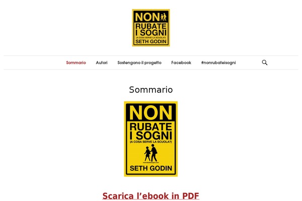 nonrubateisogni.com site used Graphy
