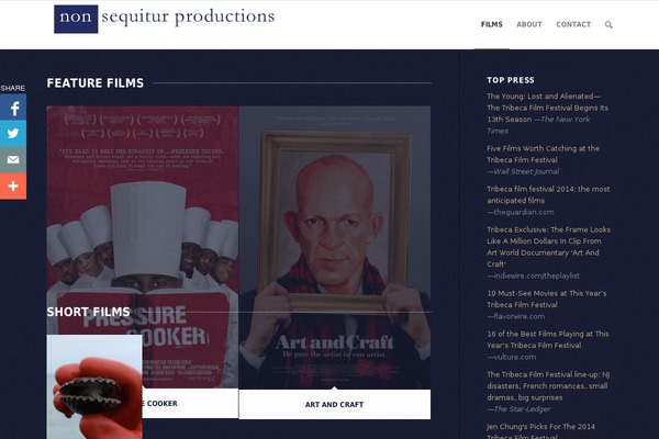 nonsequiturproductions.com site used Enfold-childtheme