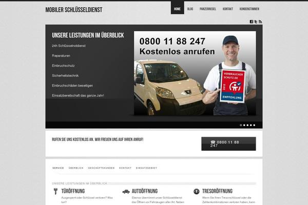 Fusion theme site design template sample