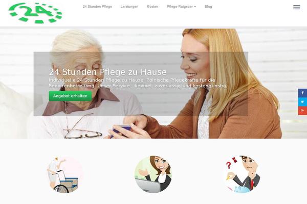 Customizr theme site design template sample