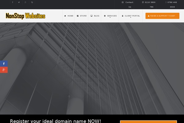 Megahost theme site design template sample