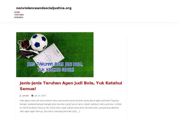 nonviolenceandsocialjustice.org site used Remark