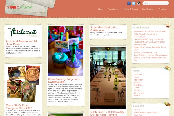 noobfoodie.com site used Yz