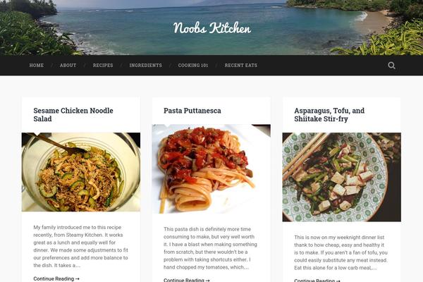 Baskerville theme site design template sample