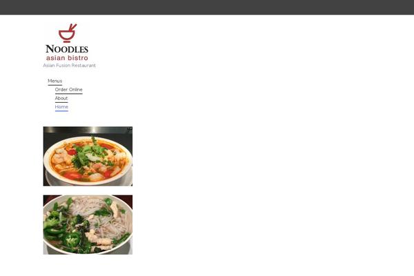 noodlesbistro.com site used Sinatra Child Theme