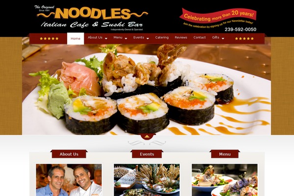The Restaurant theme site design template sample