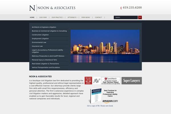 Vertical theme site design template sample