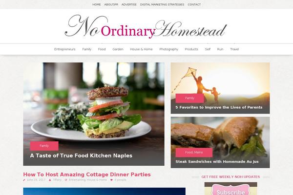 noordinaryhomestead.com site used Ai-divi-child