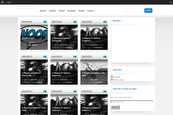 Site using Category-rss-widget-menu plugin