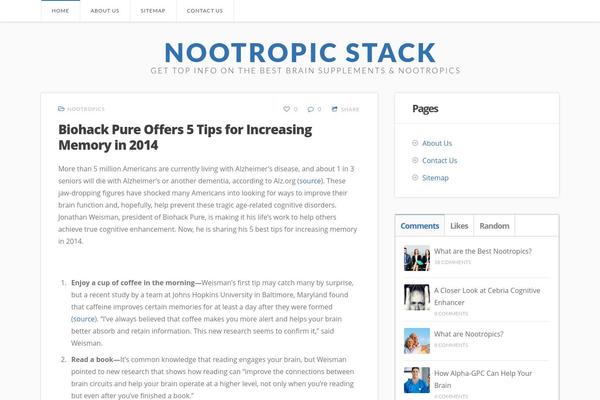 Judyblog theme site design template sample