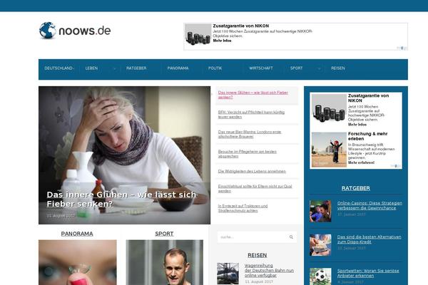 GrandNews theme site design template sample