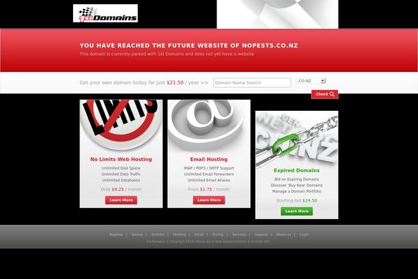 nopests.co.nz site used Coquette