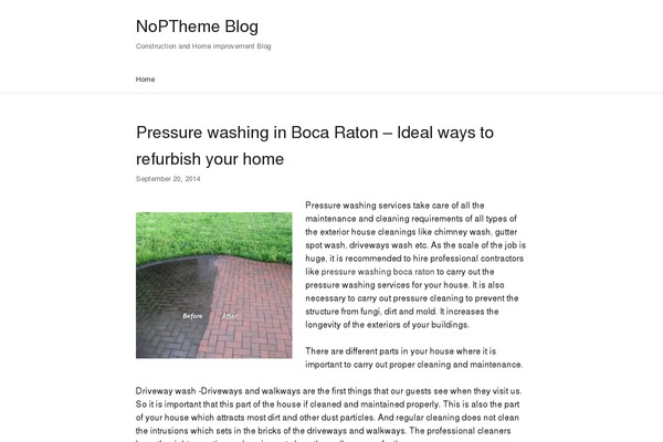 Oh theme site design template sample