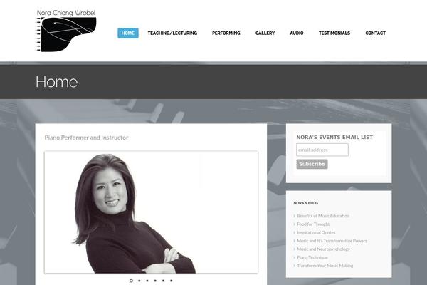 North theme site design template sample
