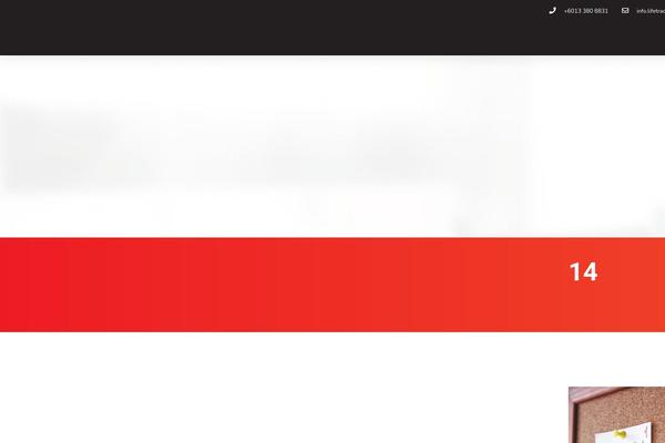 Site using Professional Share plugin