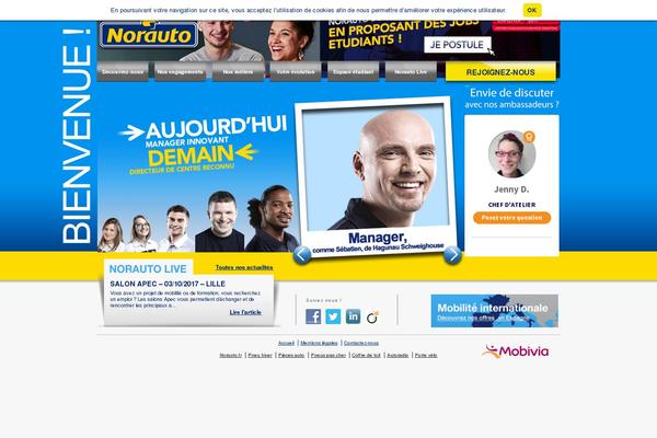 norauto-recrute.fr site used Norauto