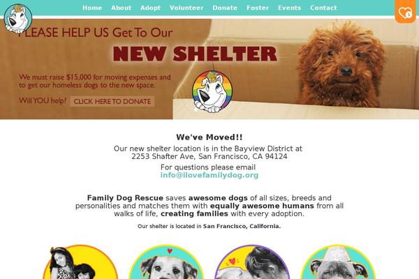 norcalfamilydogrescue.org site used Familydogrescue-theme