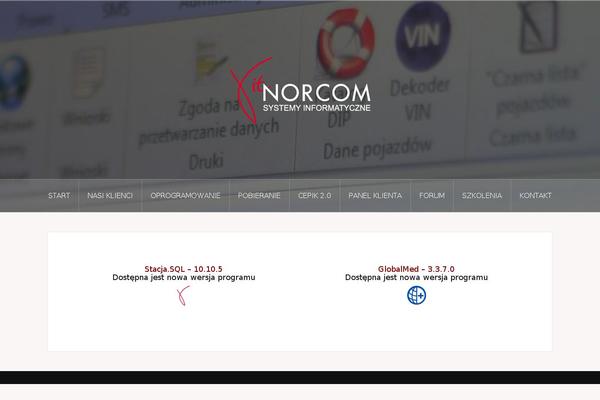 Oria theme site design template sample