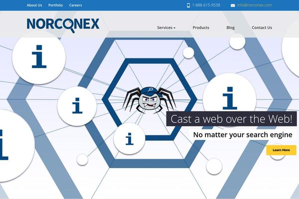 norconex.com site used Bootstrap Four