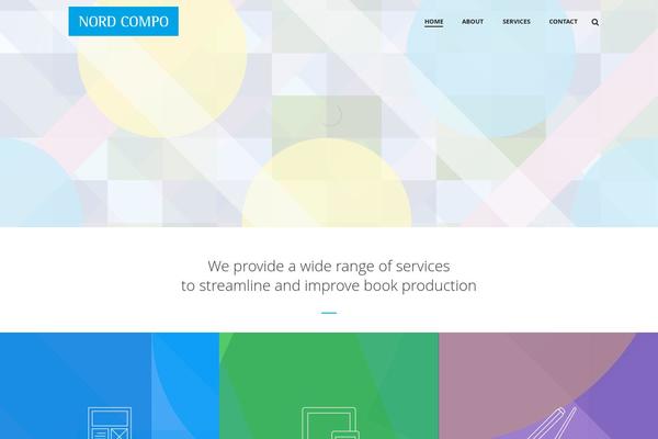 Jupiter theme site design template sample