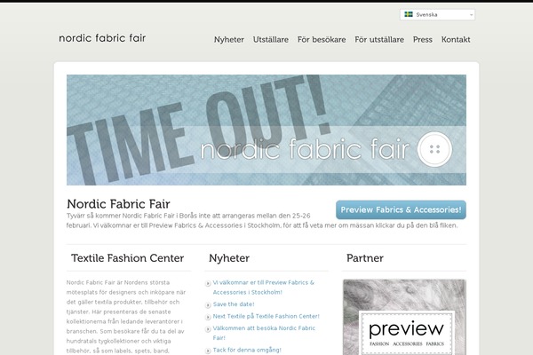 nordicfabricfair.se site used Afmassa