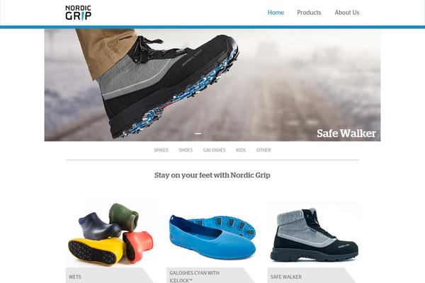 nordicgrip.com site used Mercante-microsite