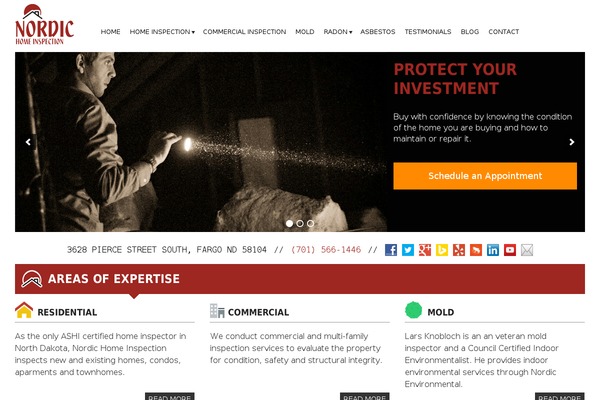 Bones theme site design template sample