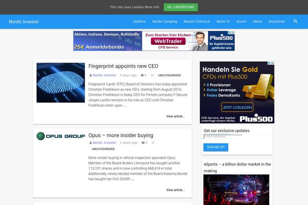 Site using EP Social Widget plugin