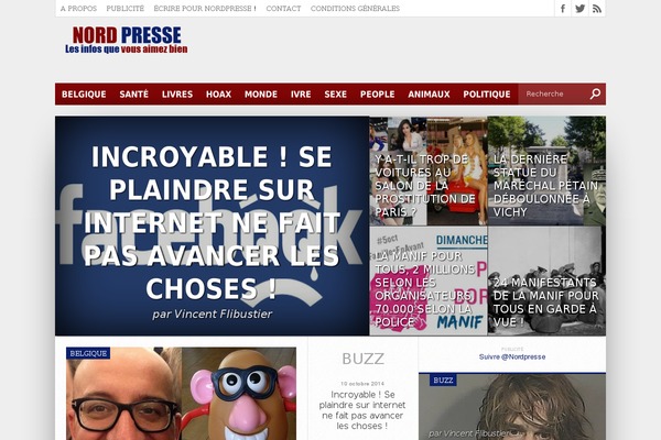 Newspaper theme site design template sample