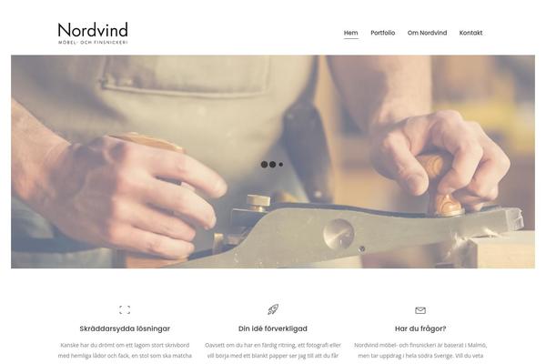 nordvind.se site used Theo