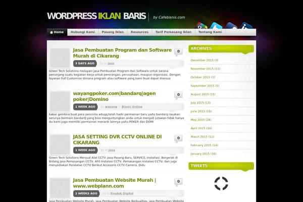 Mystique theme site design template sample