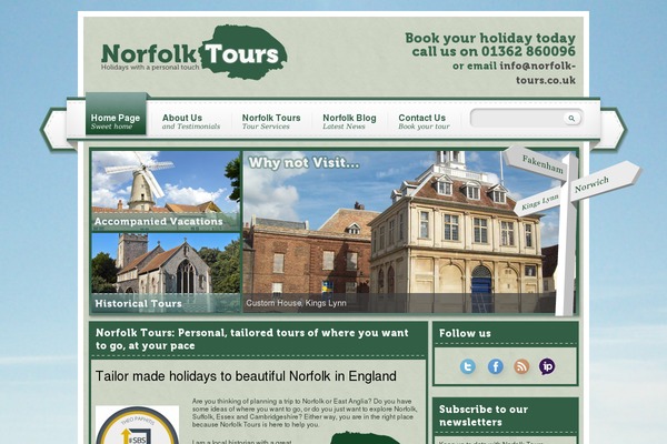 norfolk-tours.co.uk site used Nt