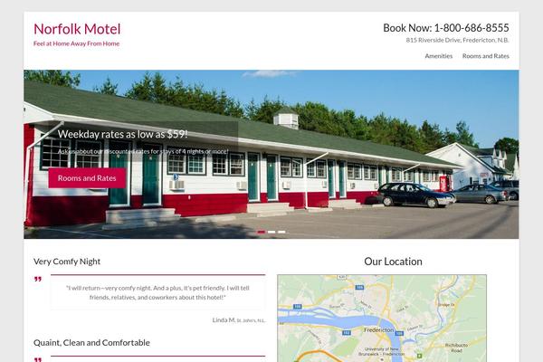 Spacious theme site design template sample