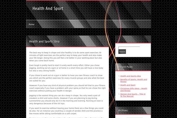 BlackMesa theme site design template sample