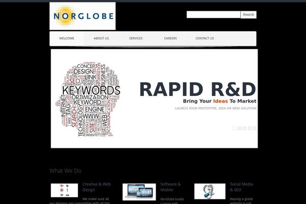 Think theme site design template sample