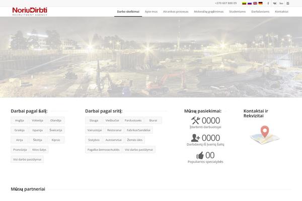 Enfold theme site design template sample