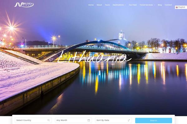 Grandtour theme site design template sample