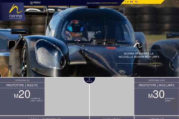 Norma theme site design template sample